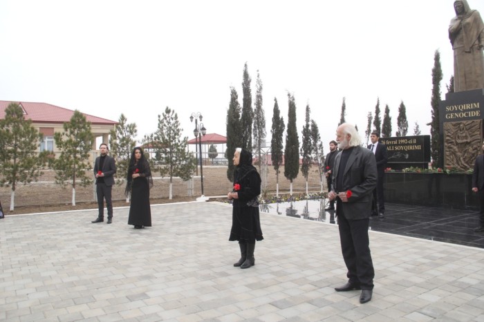 Gəncədə Xocalı soyqırımının 30-cu ildönümü qeyd olundu - FOTOLAR